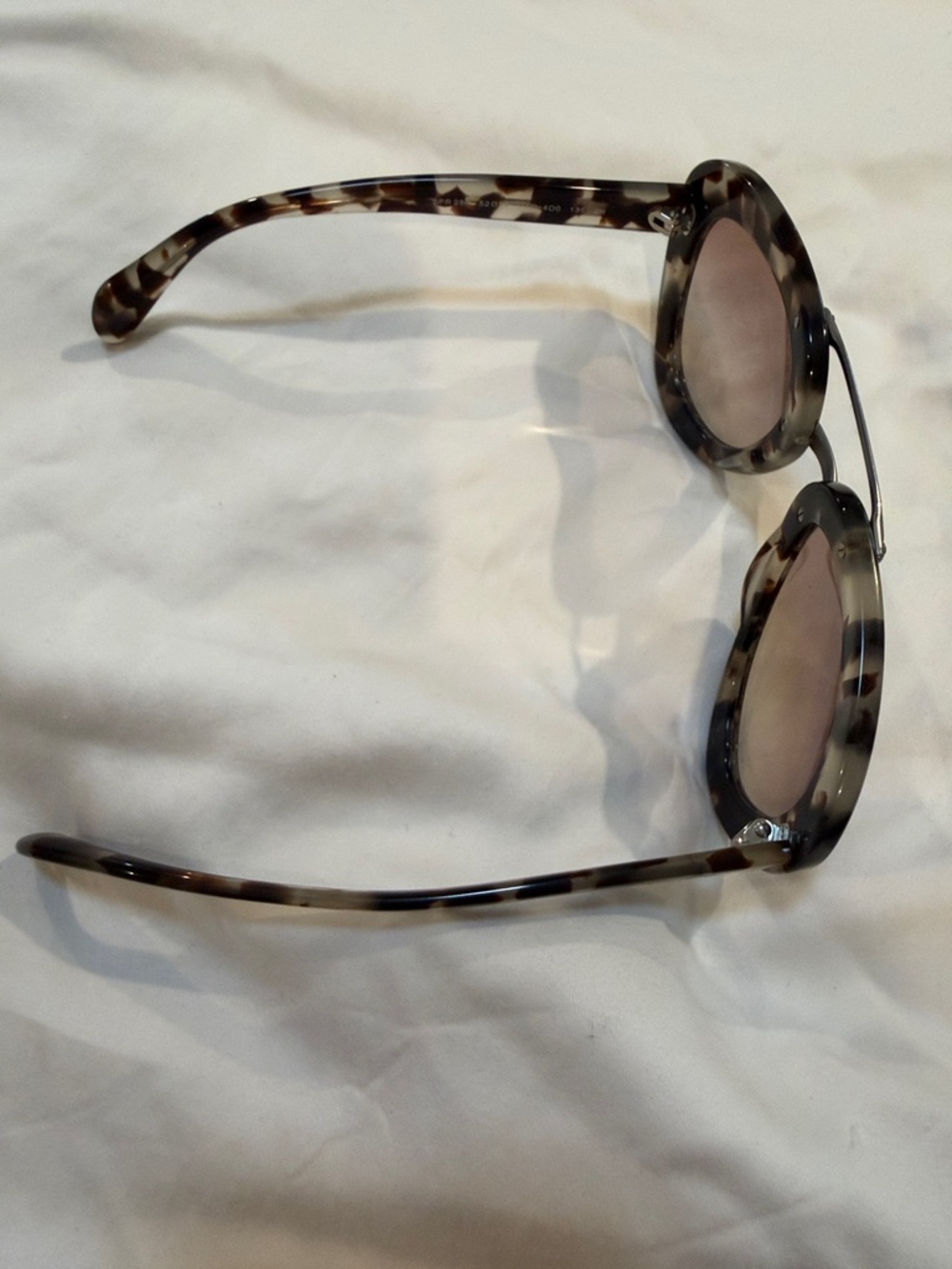 Prada Tortoiseshell Frame Sunglasses with Brown Lenses - Picture 3 of 6